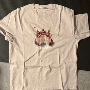 Alexander Wang Pink T-Shirt with Cake Design